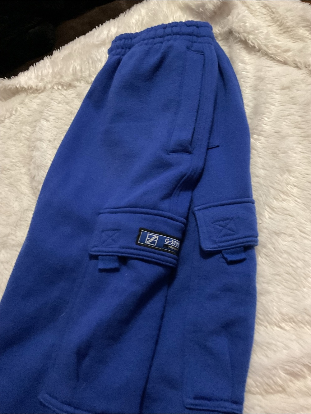 G-Star Royal Blue Cargo Joggers for Men